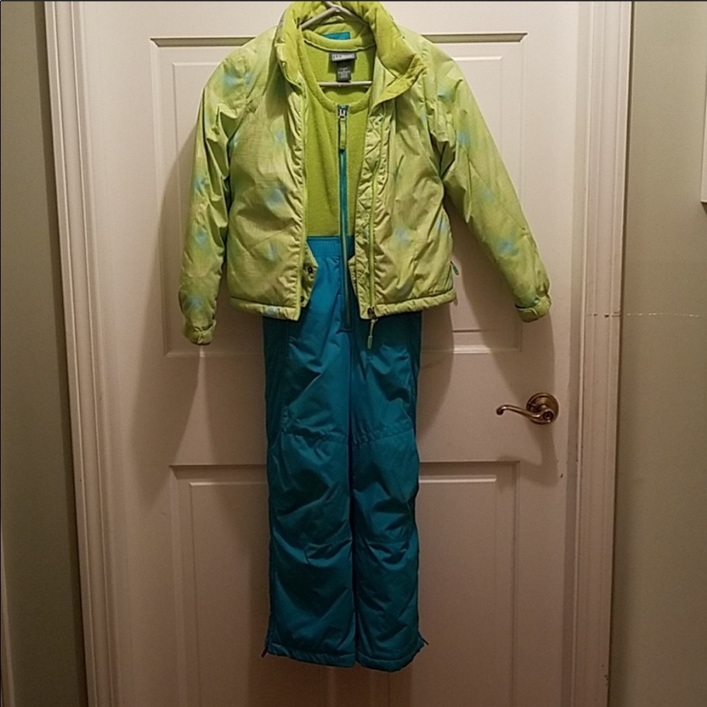 LL Bean Snow suit size 8